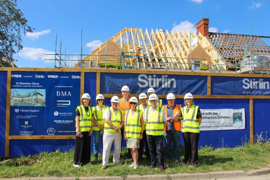 Specialist housing under construction